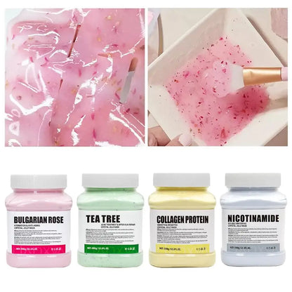 Professional Rose Jelly Face Mask Powder – Hydrating Hydro Gel Peel-Off Mask for Smooth, Nourished Skin Care Treatment