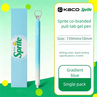 KACO Lingyue Pull-Tab Gel Pens - Multi-Color Quick-Dry Smooth Writing Stationery Collection