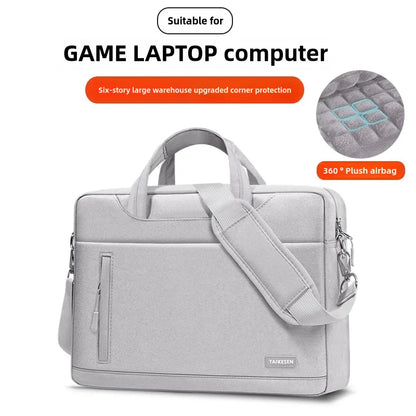 Business Laptop Bag Case - Shoulder Tote Briefcase for 13, 15, 17 Inch MacBook, HP, Huawei, Asus, Dell - Handbag Style