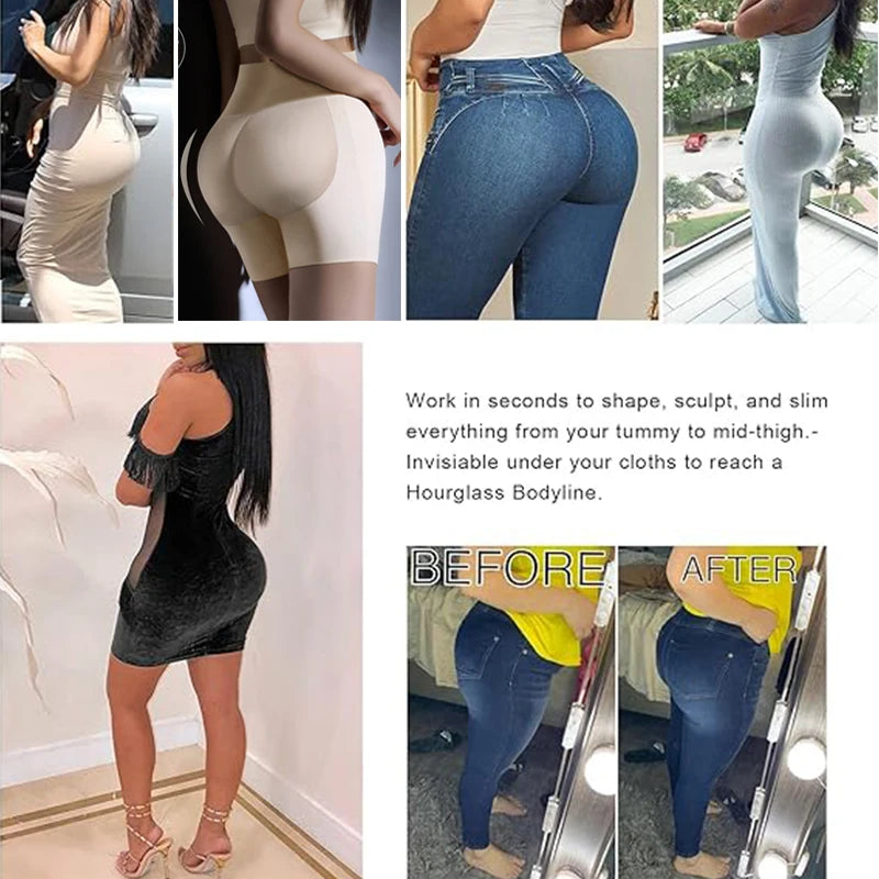 GUUDIA Honey Vent High Waist Butt Enhancer – Seamless Tummy Control Women’s Body Shaper