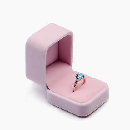 Oirlv Velvet Jewelry Box – Classic Ring, Earring & Necklace Case for Wedding Gift & Display