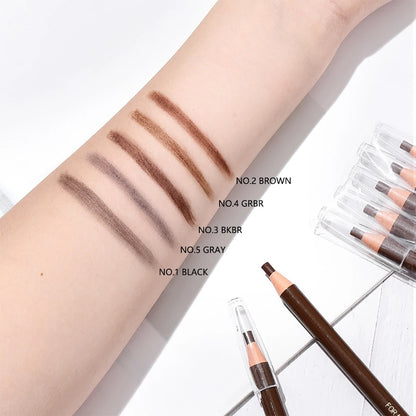 Tear-Off Pull Line Eyebrow Pencil – No Sharpening, Natural Color, Sweat & Smudge Proof Eyebrow Pencil