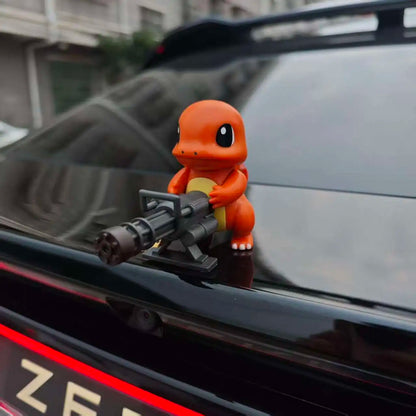 9cm Pokemon Charmander Car Figurine - Funny Dashboard Decoration Toy