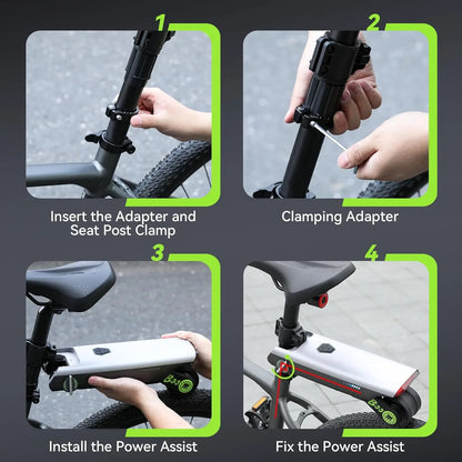 18V 200W Electric Bicycle Booster – Portable Durable Accessory for E-Bike & Mountain Bike