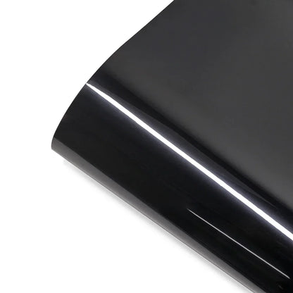 Ultra Gloss Piano Black Vinyl Wrap - PET Self-Adhesive Bubble-Free Car Wrap Film