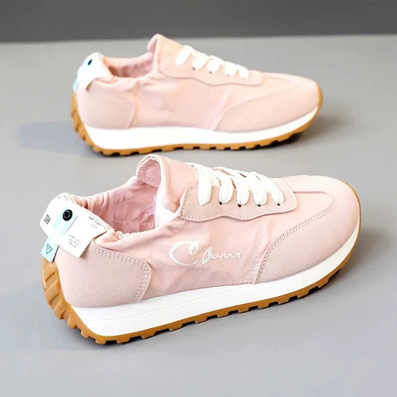 Breathable Ballet Flat Shoes - Women’s Lightweight Rubber Sole Round Toe Casual Flats