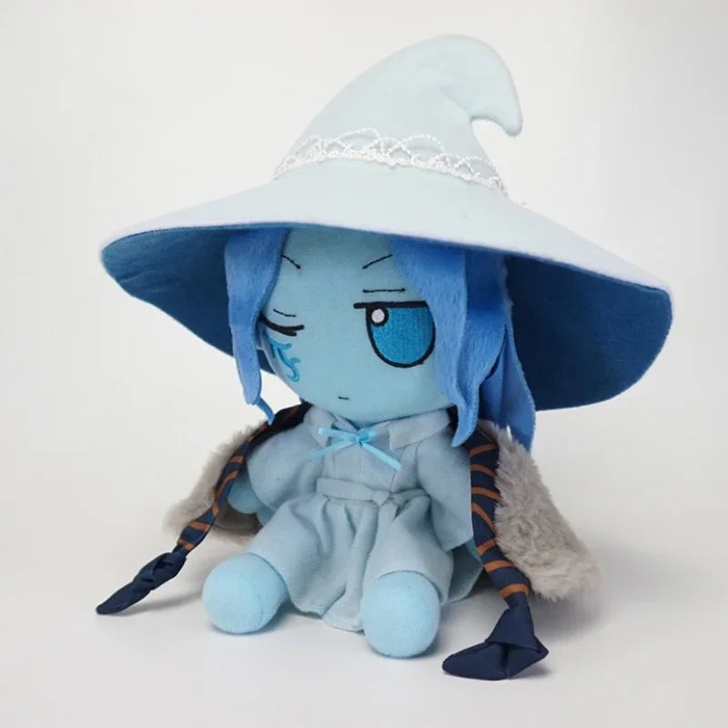 Fumo Ranni Plush Doll – Smoke the Snow Witch Soft Stuffed Toy with Removable Hat & Cloak, Gift for Kids & Fans