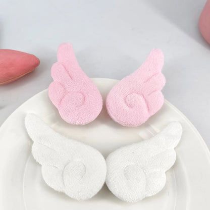 Angel Wing Plush Hair Clips - Cute 5cm Hairpin Barrettes for Girls Sweet Style Headwear & Accessories