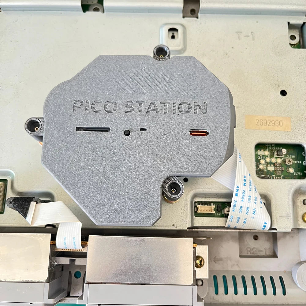 PicoStation RC5 ODE Kit for PS1 - RP2040 MicroSD Game Loader with USB-C for PU-18 SCPH-55XX Models