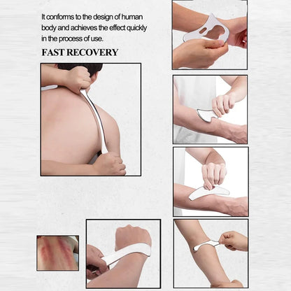 7-in-1 Stainless Steel Muscle Scraper Set – Gua Sha Deep Tissue Massage & Soft Tissue Mobilization Tools