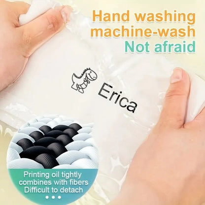 Custom Name Stamp for Kids - Waterproof Washable Personal Label Stamp for Clothes, Socks, School Items & Daily Essentials