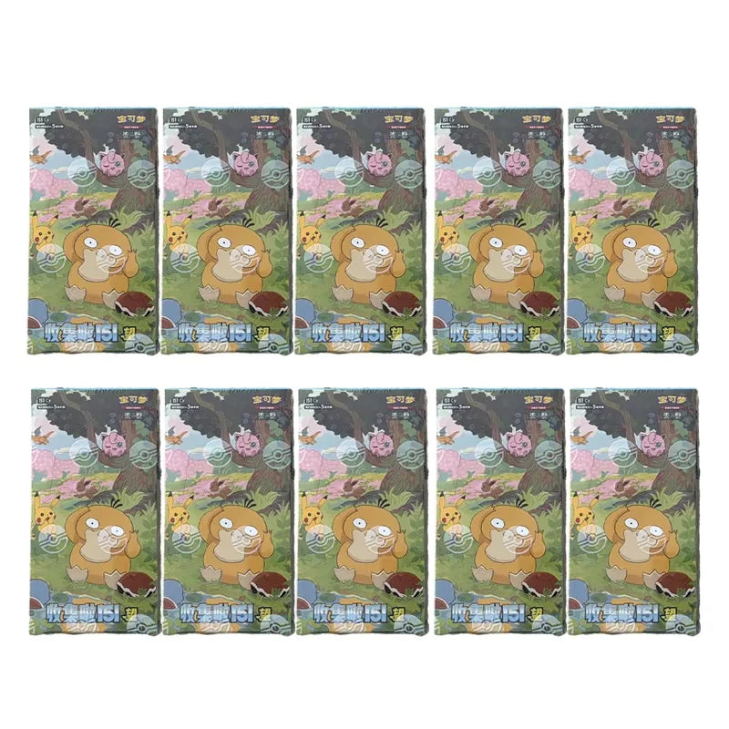 Pokémon TCG Chinese 151 Collectible Cards - Ponyta & Gengar Game Cards Blind Box Toy