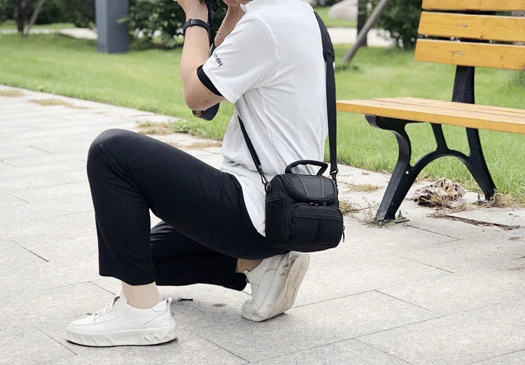 Camera Case Bag – Protective DSLR & Mirrorless Bag for Canon, Nikon, Sony EOS R, R100, R50, R8, R6, R7, R10, RP, M50, 2000D, 250D, 200D, SX Series