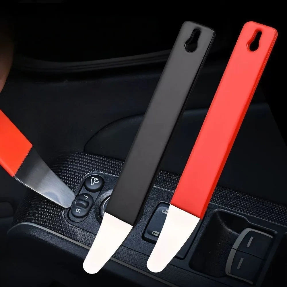 Stainless Steel Car Trim Removal Tool Set - Door Panel Pry Tools for Automotive Repair & Fastener Removal