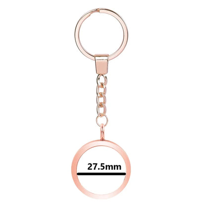 25-40mm Round Openable Reliquary Locket - Photo Memory Pendant, Cremation Ashes Keepsake, Glass Keychain & Memorial Jewelry