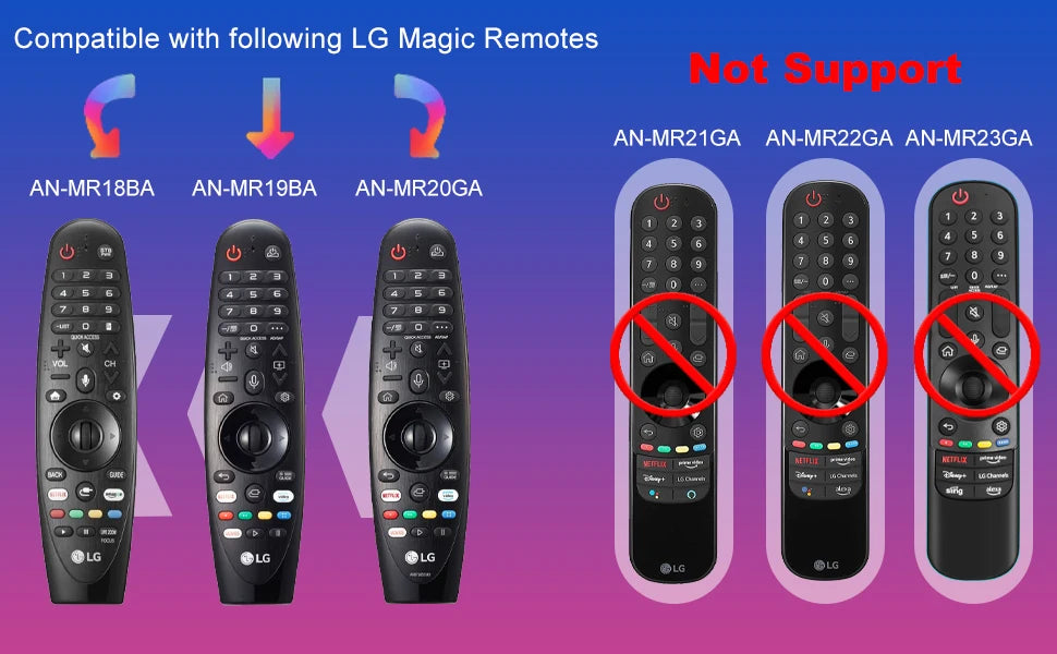Replacement Remote Control for LG Smart TV - Voice Magic Remote with Voice Pointer for UHD, OLED, QNED LG TVs