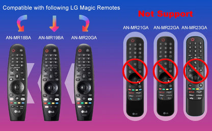 Replacement Remote Control for LG Smart TV - Voice Magic Remote with Voice Pointer for UHD, OLED, QNED LG TVs