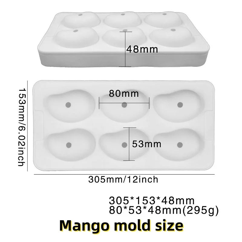 French Dessert 3D Lemon Silicone Mold – Cake, Brownie & Mousse Decorating Pastry Baking Tool