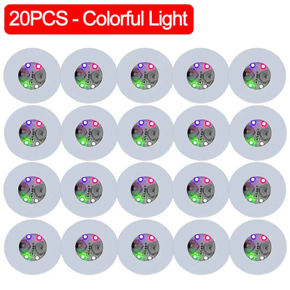 LED Coaster Sticker – Battery-Powered Luminous Glass & Bottle Pads for Bars, Parties, and Drink Decor