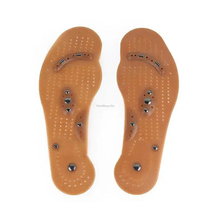 Magnetic Acupressure Foot Massage Insoles – Silicone Pain Relief & Therapy Inserts