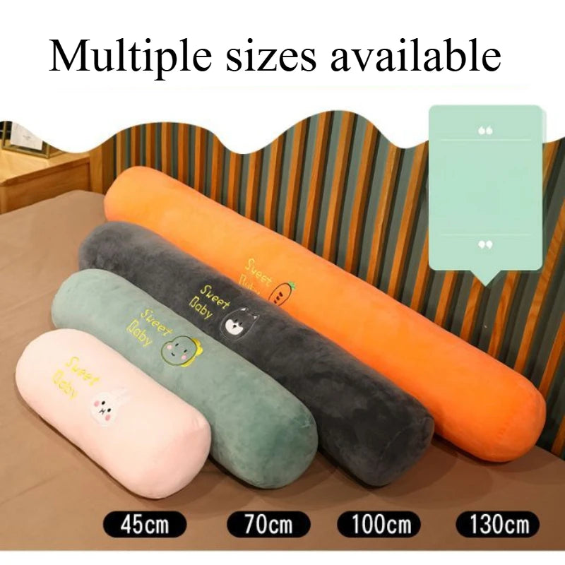 Rectangular Pillow for Girls – Multi-Functional Long Bolster Cushion for Pregnancy, Side Sleepers, and Bed Reading Support