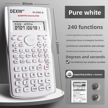 Student Scientific Calculator for Exams – Electronic Accounting & Math Functions, Primary School to CPA Use, Grade 4 Special Purpose Calculator