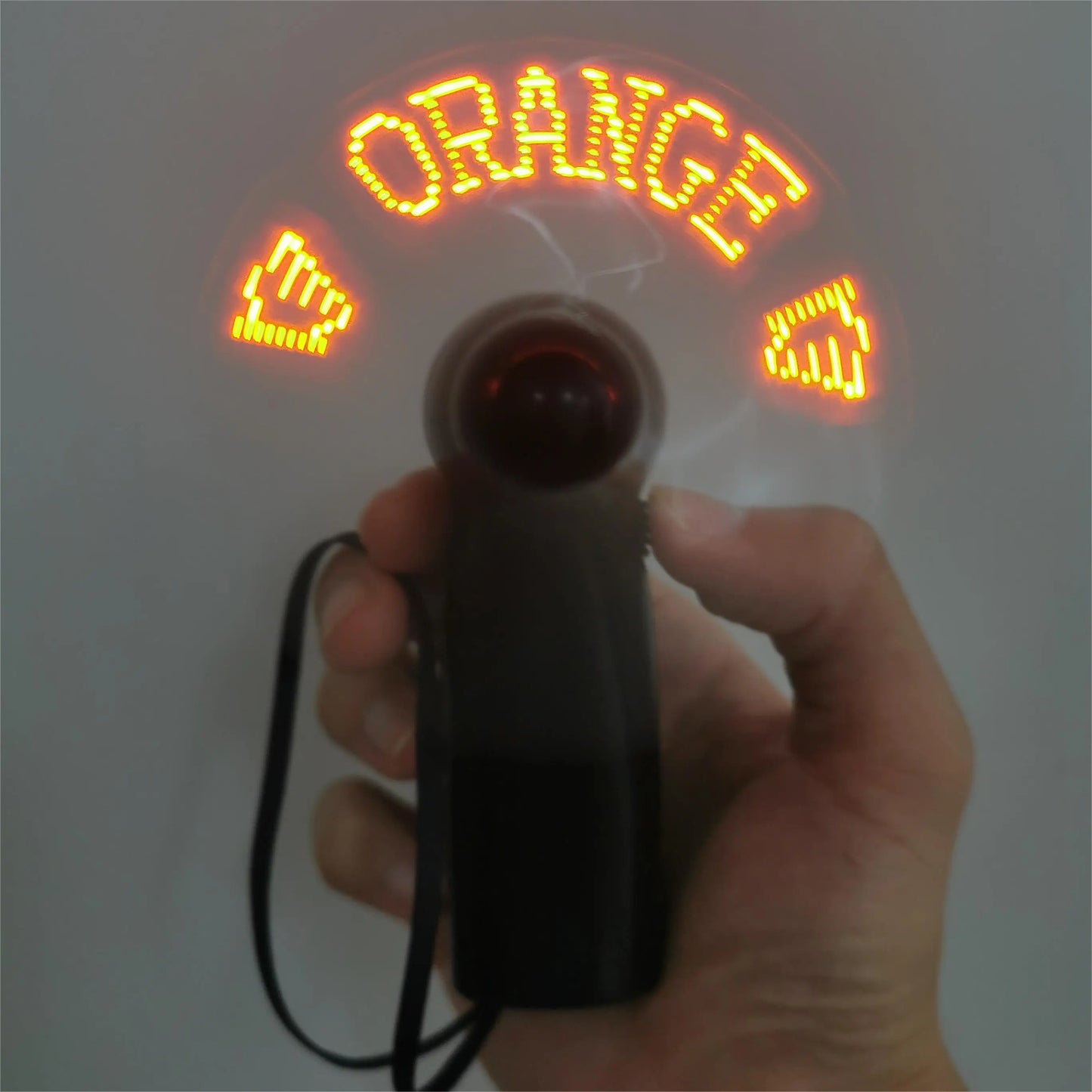 6-20 Pcs Customized LED Fans – Personalized Portable Light-Up Fans for Proposals, Outdoor, Birthday & Wedding Gift Favors