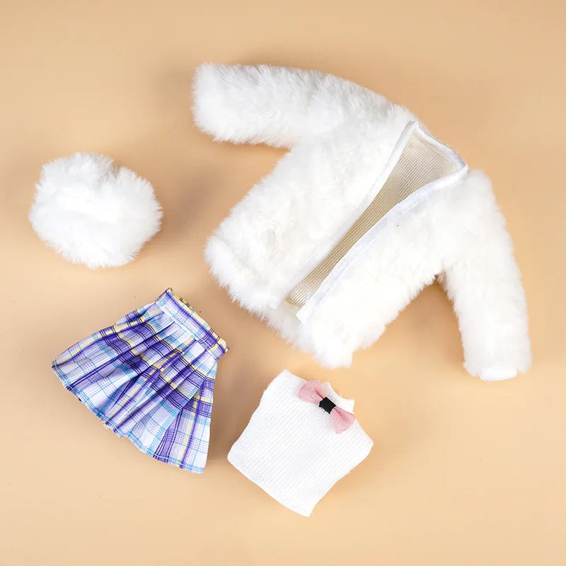 30cm Doll Clothes & Accessories – Dress for Babi, Blyth, 1/6 BJD Dolls, Birthday & Christmas Gift for Girls