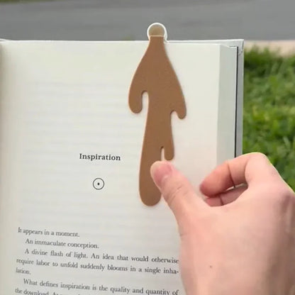 Cute Spilled Coffee Bookmark – Funny Corner Marker for Books, Creative Reading Stationery & School Supplies