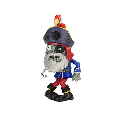 Plants vs Zombies Anime Action Figures – Peashooter & Pirate Zombie Model Set, Collectible Game Characters Kids Toy Gift Statue Figures