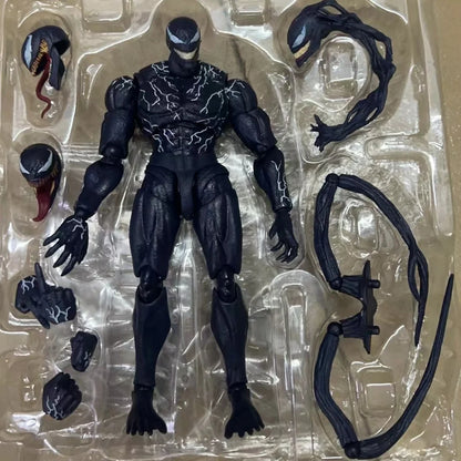 SHF Venom & Carnage Action Figures — Collectible Statue Dolls, Toy Models for Kids & Christmas Gifts
