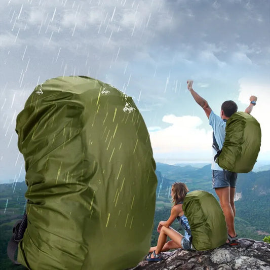 60L Waterproof Backpack Cover - Dustproof Rainproof Cover for Outdoor Camping, Hiking & Climbing Bags