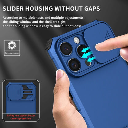 Slide Camera Protection Hard Case – Durable Plastic Phone Cover for iPhone 7 to 16 Series