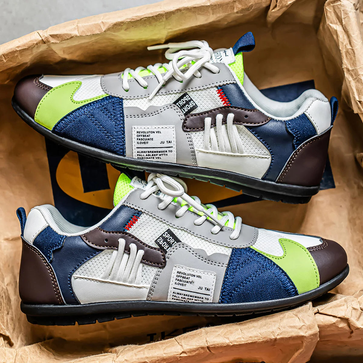 Men's Casual Sports & Outdoor Hiking Shoes – Trendy Fashionable Comfortable Street Sneakers