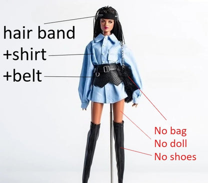 FR2 Fashion Royalty Doll Clothes & Accessories — Designed Styles Dress Set for NU Face Xianxian 1/6 Scale Dolls BBIKG677