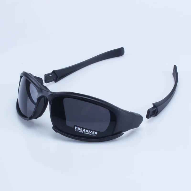 X7 Military Polarized Sunglasses – Bulletproof Airsoft Shooting Goggles for Men, Smoke Lens Cycling Glasses