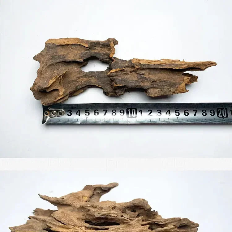 Natural Wooden Driftwood Aquarium Decor – Porous Fish Tank Decoration for Crabs, Shrimp & Fish