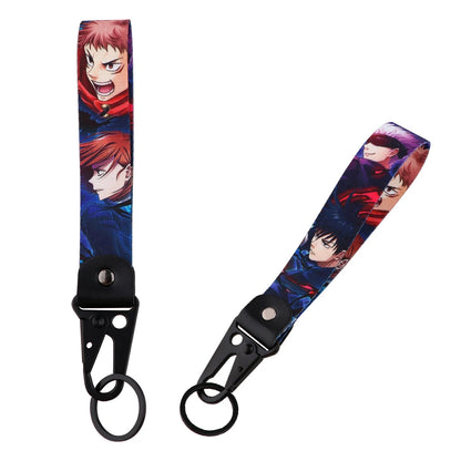Anime Eagle Beak Keychain – Cool Short Lanyard for Phone, Badge Holder & USB Pendant