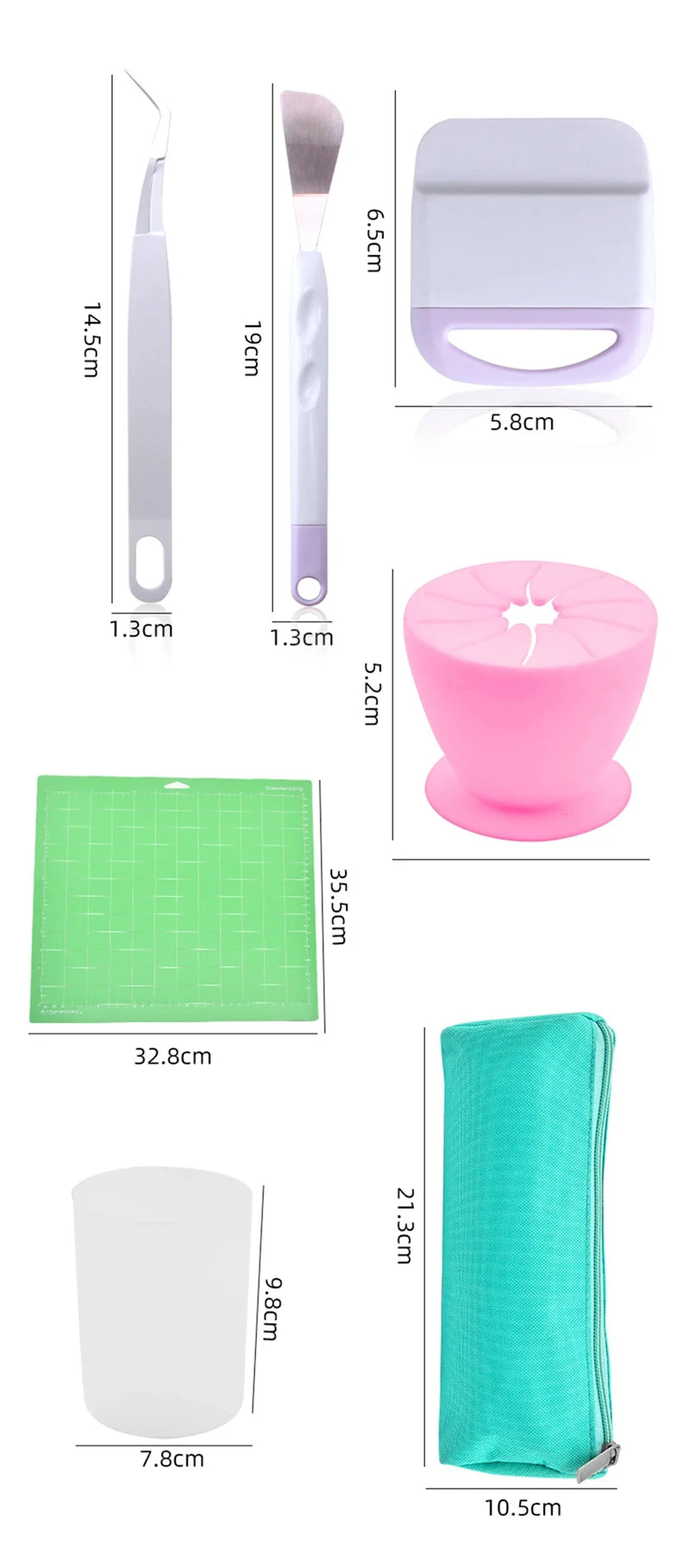 Portable Vinyl Weeding Tools Kit – DIY Craft Tool Set for Silhouette Cameo & Cricut Machines