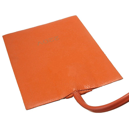 Efficient 220V Car Engine Oil Pan Heater Pad - 250W Silicone Heating Pad with EU Plug for Oil Tank Protection (9x13cm)