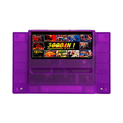 SNES 3000-in-1 Game Cartridge – 8GB TF Card SFC/Super Famicom V12 Retro Game Collection for US Console Accessories