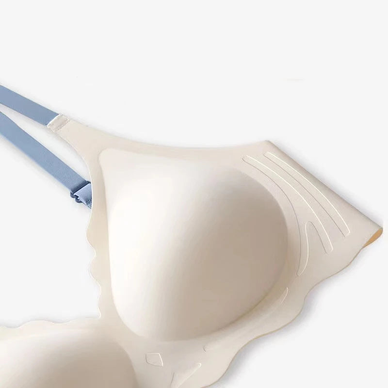 Pure Desire No Trace Top: Women's Comfortable Underwear - Adjustable Beauty Back Bra with Upper Support Sling, No Steel Ring, Thin Section
