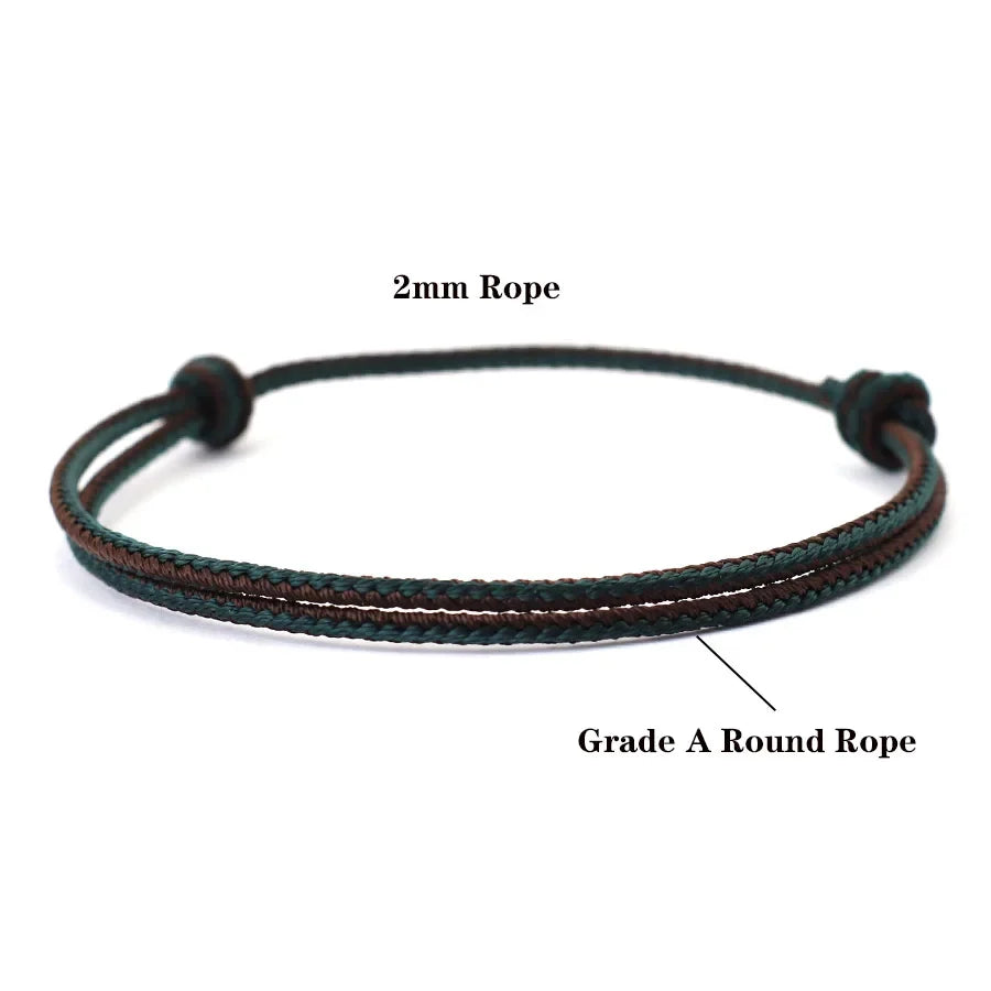 Minimalist Handmade Ethnic Bracelet – Unisex High-Quality Rope Pulseria, Perfect Gift for Family & Friends