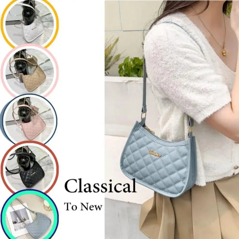 Embroidered Armpit Handbag – New Radis Women's Fashion Versatile Shoulder Bag