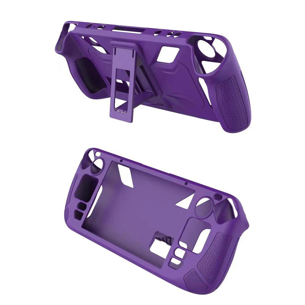 Silicone Console Protector for Steam Deck – Anti-Slip Soft Shell Case with Bracket Replacement Accessories