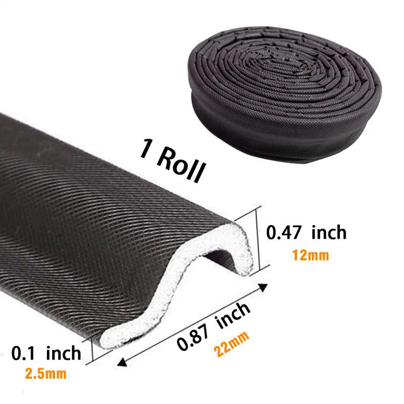 40M Acoustic Foam Window Sealing Strip – Soundproof Door & Window Weather Stripping Tape for Casement Gaps, Noise Reduction & Insulation