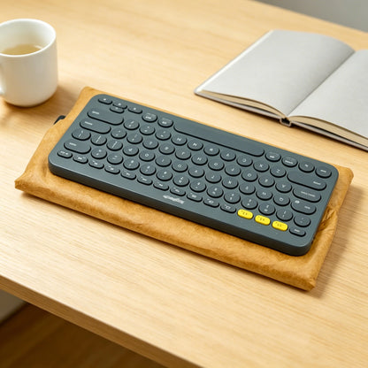 Universal Fiber Paper Keyboard Storage Bag - Lightweight Retro Protective Cover for Magic Keyboard 2nd/3rd Gen and Logitech K380