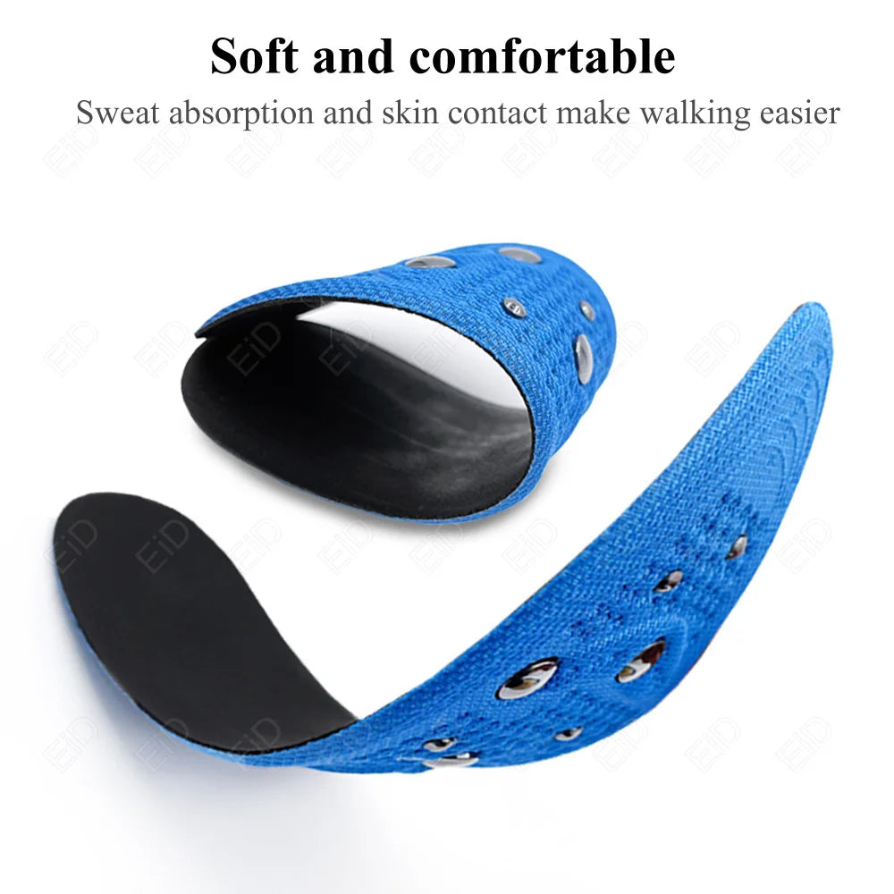 EiD Magnetic Therapy Foot Insoles – Soft Acupressure Sports Cushion for Men & Women