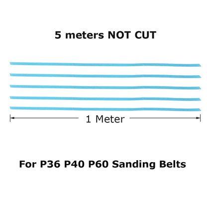 Connector Tape for Sanding Belts - 1/3/5M Roll 19mm Width Butt Joint Repair Tape for Abrasive Belt Splicing