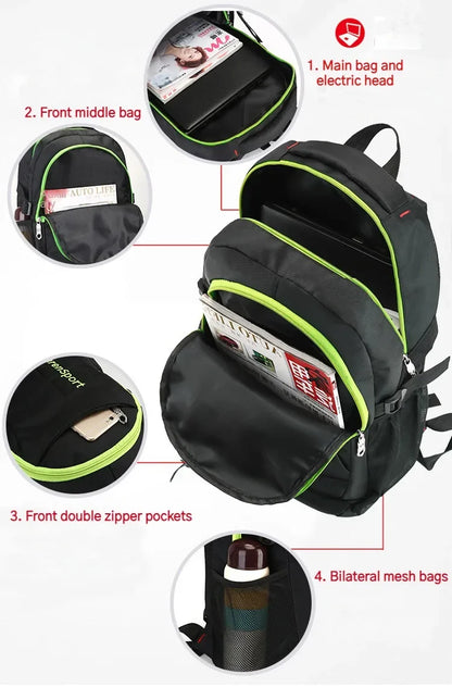 Oxford Shoulder Backpack – Fashionable Lightweight Waterproof Laptop Rucksack, Large Capacity School Bag for Students